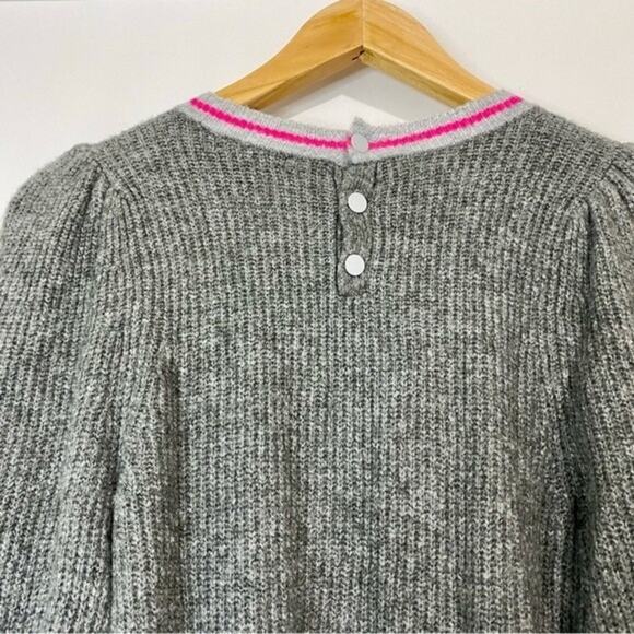 Halogen Women’s Knit Long Sleeve Crew Neck Sweater Grey Dark Heather Size XS NWT - Picture 6 of 9